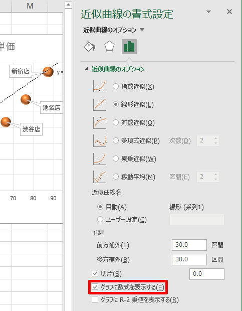 Excelデータ分析の基本ワザ 40 近似曲線を利用するときの注意点 Tech