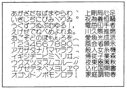 活字 写植 フォントのデザインの歴史 書体設計士 橋本和夫に聞く ナールという衝撃 マイナビニュース