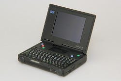 世界最軽量のPC/AT互換機はウルトラマン - 日本IBM「Palm Top PC 110」