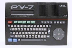 昭和レトロ　テレビゲーム　カシオ　MSX パーソナルコンピュータ　PV-7空中戦ゲーム