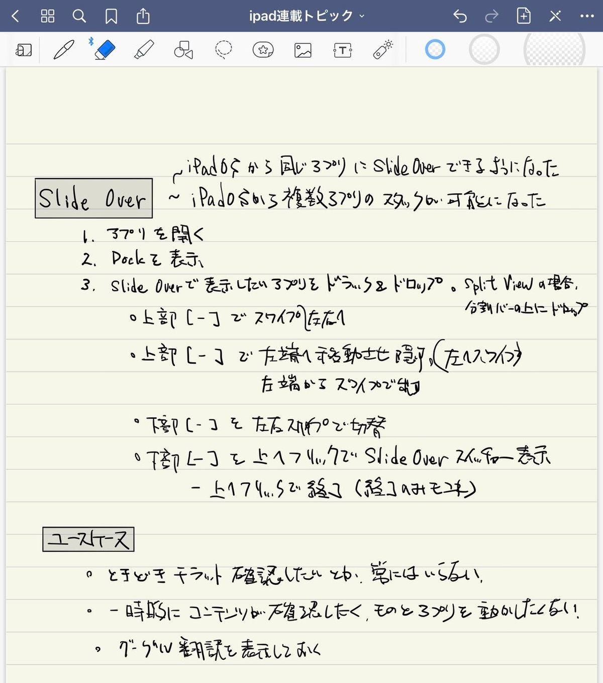 Ipadは仕事でどこまで使えるか 第33回 仕事で役立つipad用ノートアプリの用途別活用術 マピオンニュース