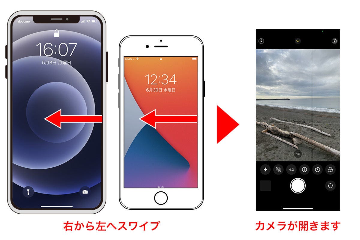 ホーム画面上下左右の 隠し画面 で使いこなし度アップ Iphone基本の き 458 マイナビニュース