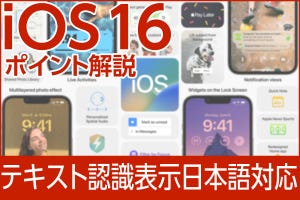 iPhone基本の「き」 第506回 「テキスト認識表示」が日本語対応、何ができる？ - iOS 16のポイント解説