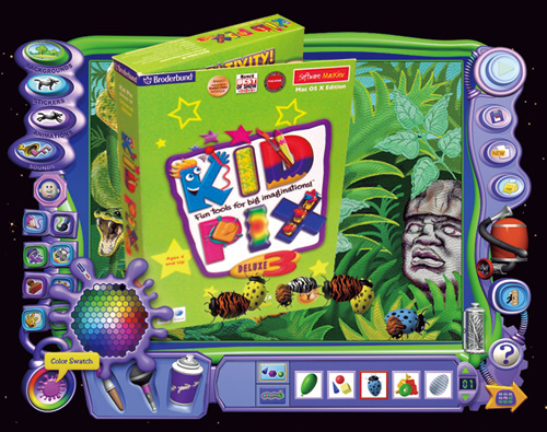 Mac Fan ソフトウェアレビュー ペイントソフト Kid Pix Deluxe 3x マイナビニュース