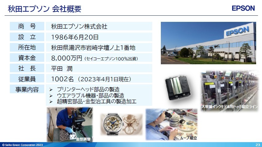 秋田県 時計製造 ストア