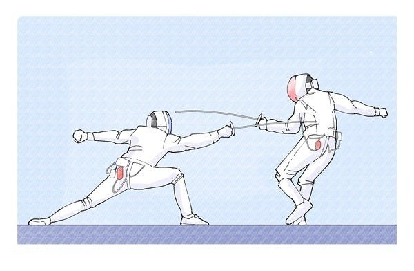 東京オリンピック 33競技の見どころとルールをイラストで予習 11 最速の剣士による刹那の勝負 一瞬の隙を狙い撃つ フェンシング マイナビニュース