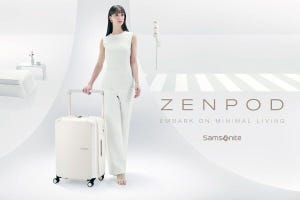 サムソナイトより、ミニマルトラベルを提唱する新コレクション「ZENPOD」発売