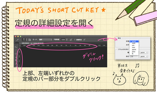 今さら人に聞けない Photoshopのショートカットキー講座 47 定規 をもっと使いこなそう2 単位の変更 マイナビニュース