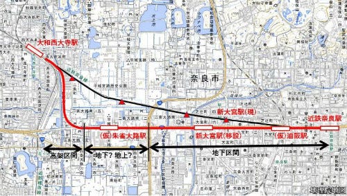 近鉄奈良線 平城宮横断ルートから南へ移設 協議開始へ 鉄道ニュース週報 235 マイナビニュース