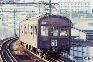 昭和の残像 鉄道懐古写真 73 クモハ73 近代化改造車の前面 魔改造
