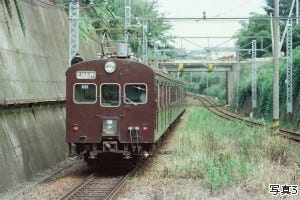 昭和の残像 鉄道懐古写真 73 クモハ73 近代化改造車の前面 魔改造