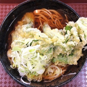 立ち食いそば散歩 第150回 三軒茶屋「かしわや」の「菜の花天そば」で、春の訪れを舌に感じる