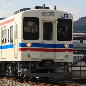 鉄道写真コレクション 第105回 JR西日本 可部線を走る105系3扉車