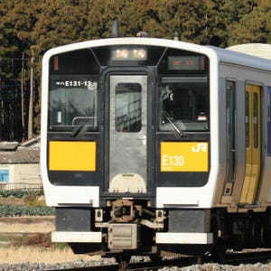 鉄道写真コレクション 第130回 JR東日本キハE130系 - 水郡線を走る水戸行普通列車