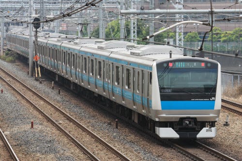鉄道写真コレクション 141 Jr東日本e233系 京浜東北線を走るスカイブルーの帯の車両 マイナビニュース