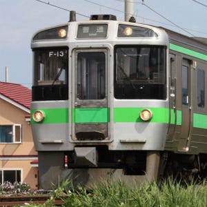 鉄道写真コレクション 第174回 JR北海道721系、電化されたばかりの札沼線を走る普通列車