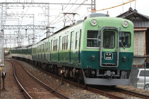鉄道写真コレクション 226 京阪電車2600系 かつて定番だった若草色 青緑色の編成 マイナビニュース