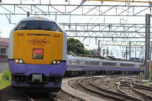 鉄道写真コレクション(273) JR東日本485系3000番台、新青森～函館間