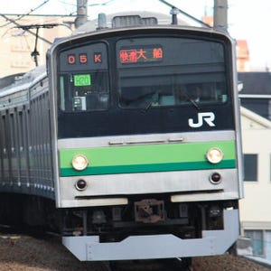 鉄道写真コレクション 第309回 JR東日本205系、横浜線・相模線電車のすれ違いシーン