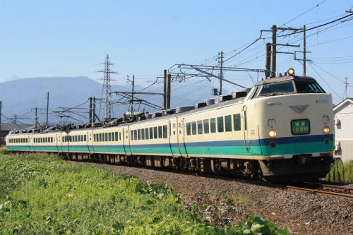 鉄道写真コレクション 337 Jr東日本485系 信越本線を走る快速 くびき野 マイナビニュース