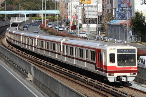 鉄道写真コレクション(339) 北大阪急行電鉄8000形、初代「ポールスター