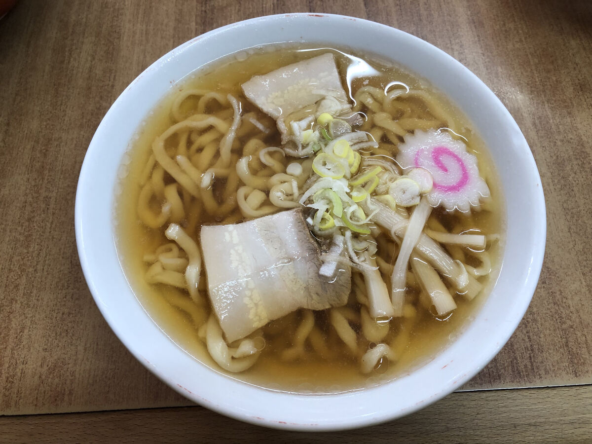 札幌味噌ラーメン、博多豚骨ラーメンととともに日本三大ご当地ラーメンのひとつ、喜多方ラーメンの老舗だ