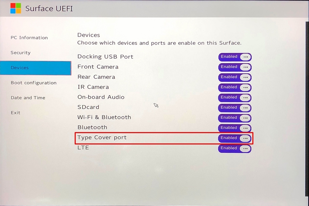 surface pro 4 タイプ カバー 認識 ストア しない