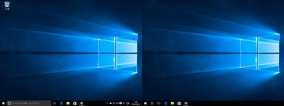 Windows10 デュアルディスプレイで別々の壁紙を設定する方法 標準