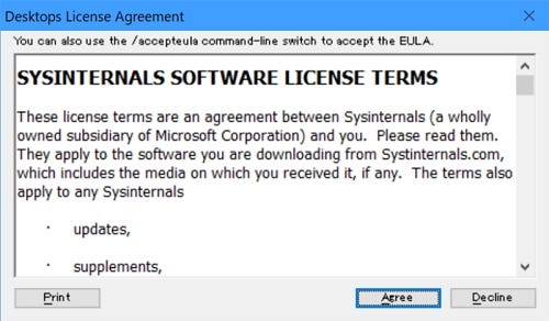 Windowsスマートチューニング 454 Win 10編 Sysinternals Suiteのライセンス表示をスキップする マイナビニュース