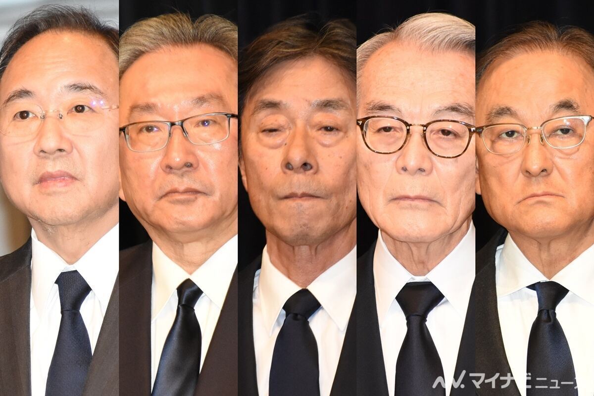 (左から)清水賢治氏、遠藤龍之介氏、港浩一氏、嘉納修治氏、金光修氏