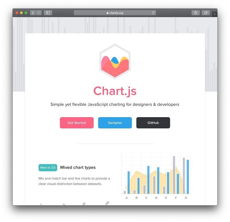 Charts.jsのWebサイト