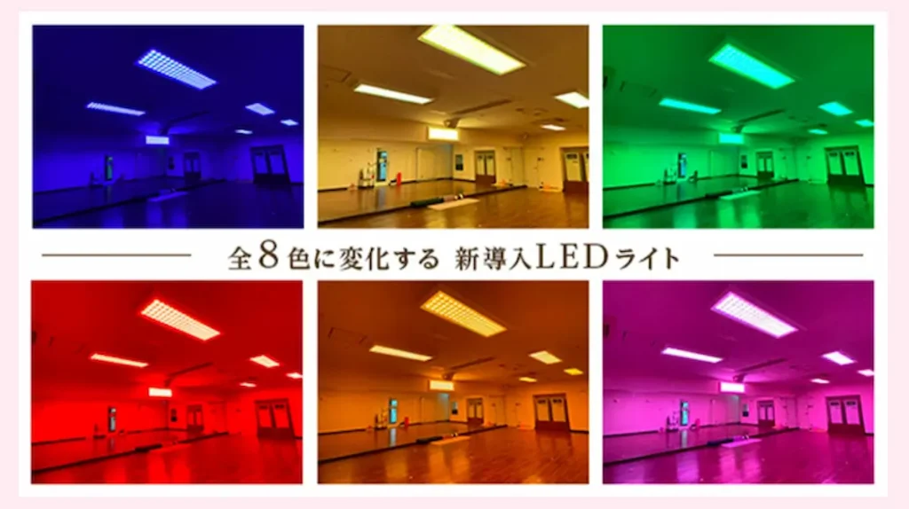 re-wel-hotyoga-utsunomiya-studio-led-light