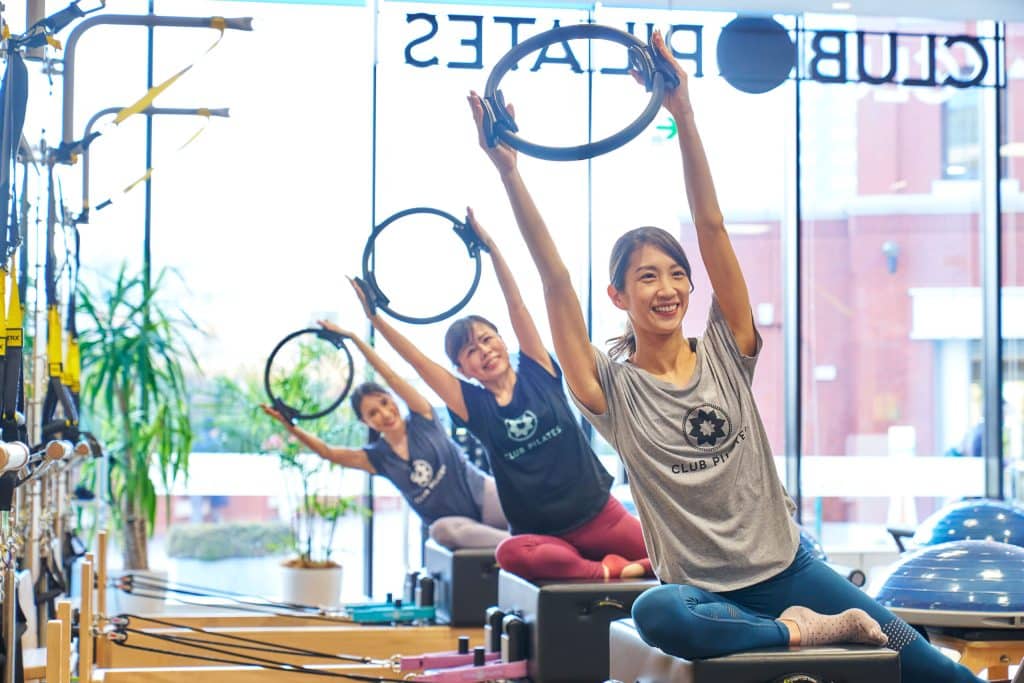 CLUB PILATESのレッスン風景