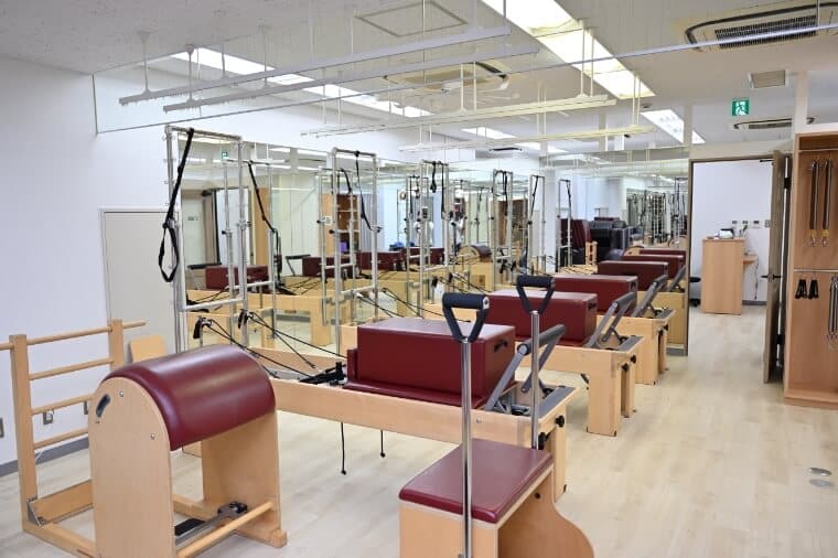 K Village Pilatesのスタジオ(ピラティスマシン)