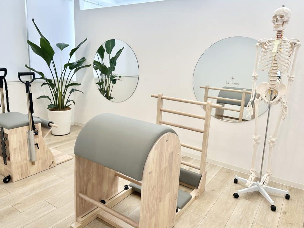 La pilates 蒲田店のスタジオ