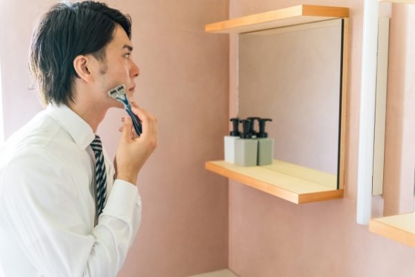 ヒゲ剃りのタイミングについて