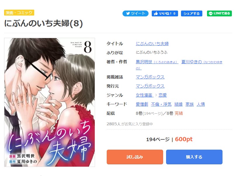 にぶんのいち夫婦 まんが王国