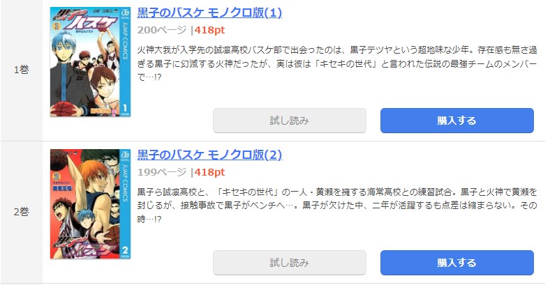 漫画 黒子のバスケを全巻無料で読めるアプリやサイトはある 違法サイトについても解説 電子書籍比較