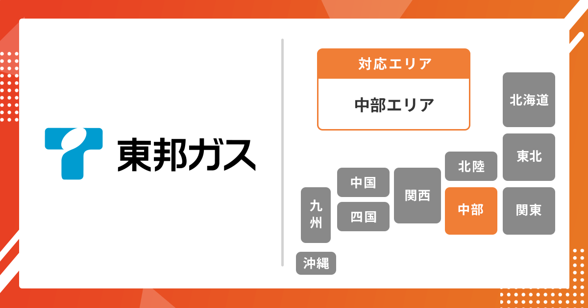 東邦ガスのオリジナル画像