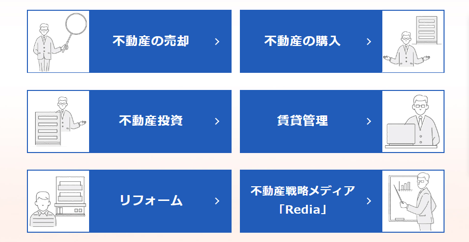 ランドネットの事業内容｜買取売却・不動産投資など多様！