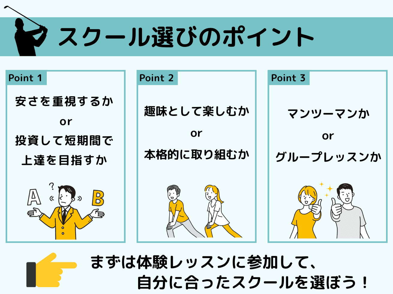 スクール選びのポイント