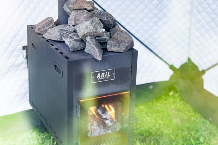 「ABiL」TENT & STOVE 使用イメージ