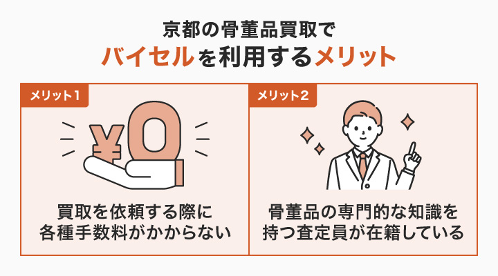 京都の骨董品買取でバイセルを利用するメリット