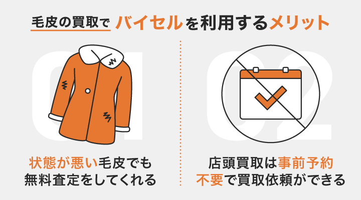 毛皮買取でバイセルを利用するメリット