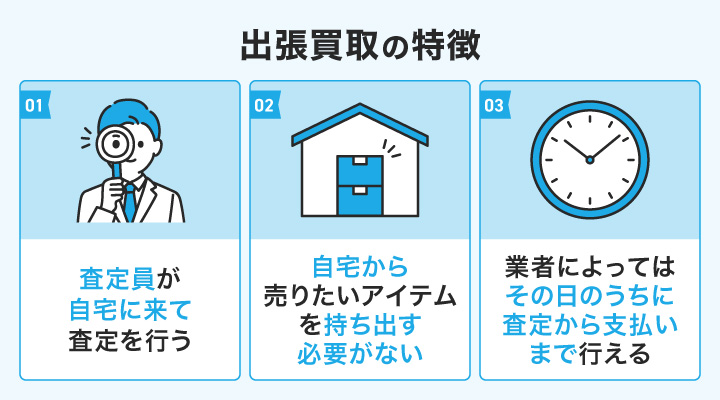出張買取の特徴