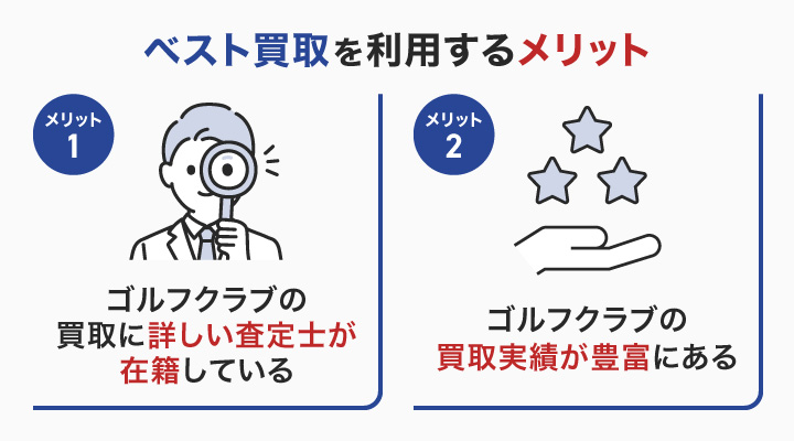 ベスト買取を利用するメリット