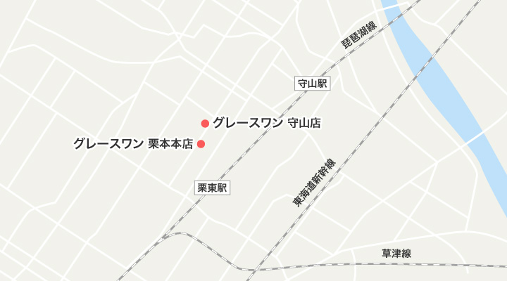 滋賀県の着物買取おすすめ業者のマップ