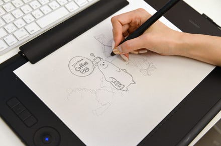 グラフィックデザイナーがふたつの ペン を試す 最新ペンタブ Wacom Intuos Pro Paper Edition 1 マイナビニュース