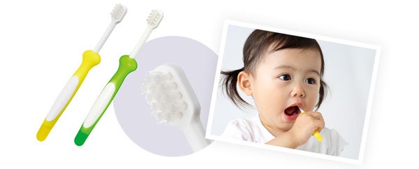赤ちゃんの歯みがきタイムがラクになる 乳歯ブラシ お役立ち歯みがきアイテム4選 マイナビニュース