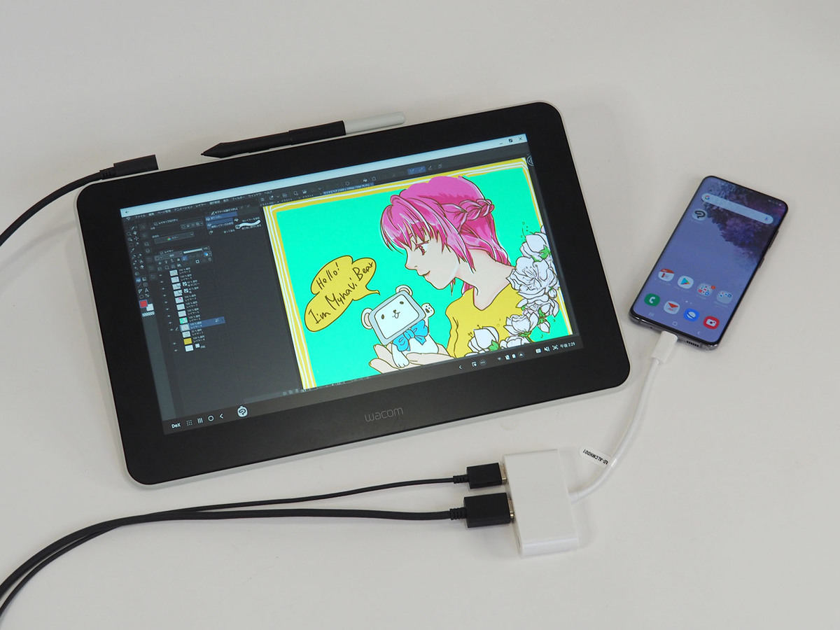 スマホだけでここまで描ける Wacom One Clip Studio For Galaxyでイラスト制作がパソコンいらず マイナビニュース